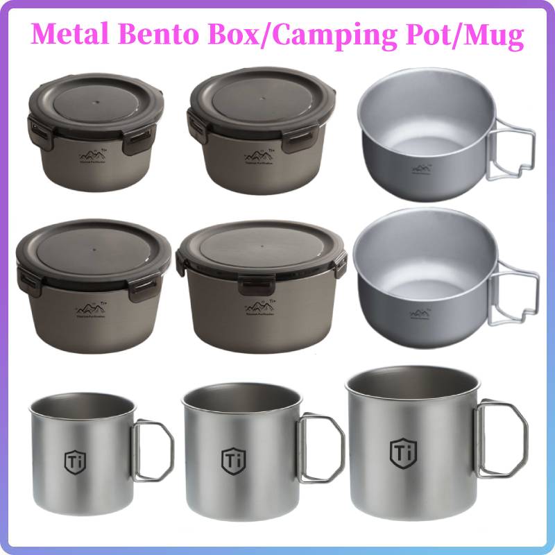 Zestaw naczyń kempingowych do  – Camping Cooking Kit Box recenzja i cena