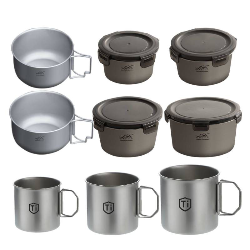 Zestaw naczyń kempingowych do  – Camping Cooking Kit Box recenzja i cena