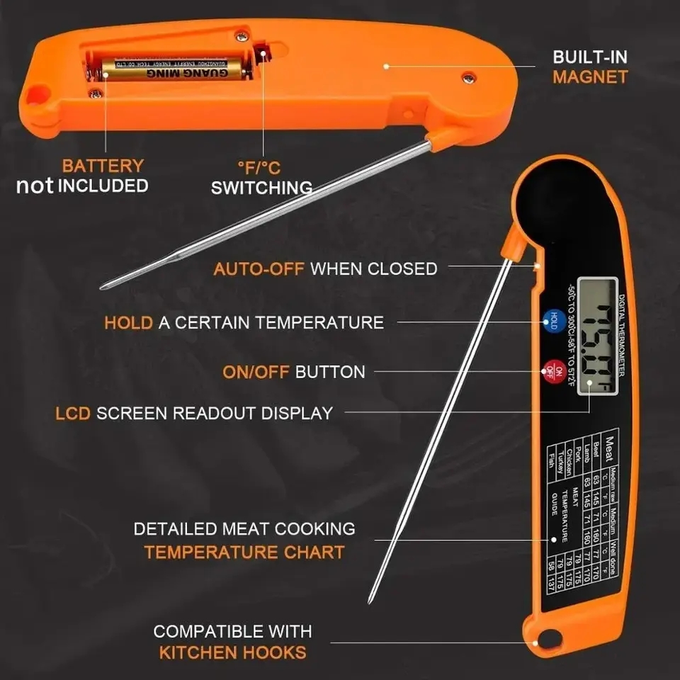 Wodoodporny cyfrowy termometr  – Camping Cooking Meat recenzja i cena