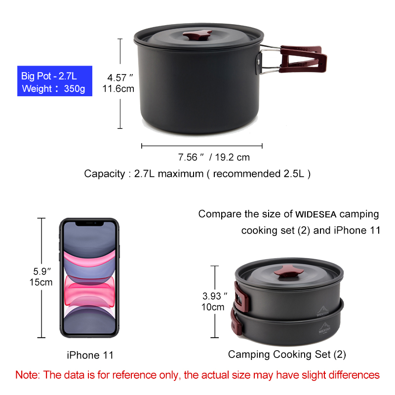 Zestaw garnków biwakowych na z – Camping Cooking Kit Box recenzja i cena