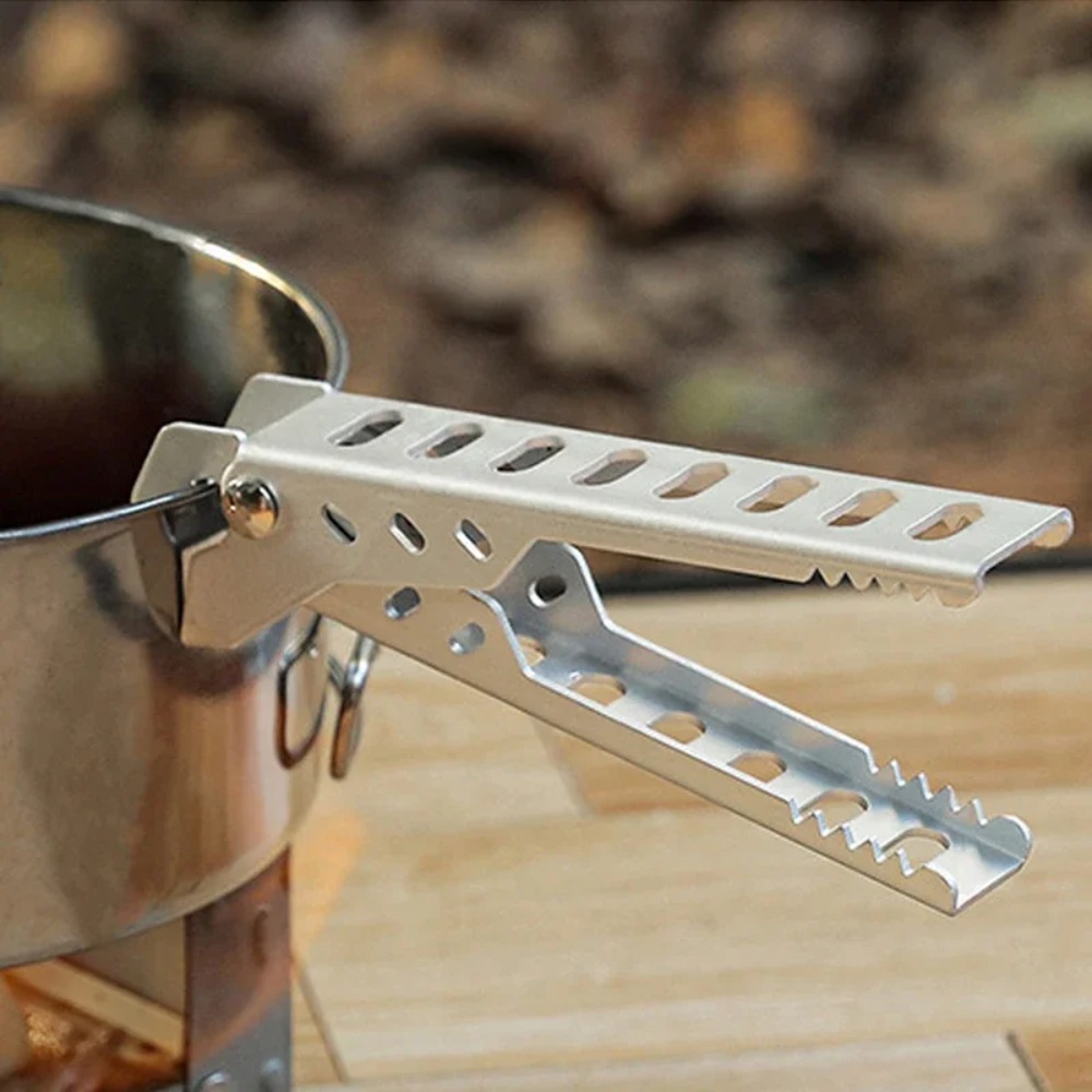Aluminiowy klips do miski ze s – Camping Cooking Handle recenzja i cena