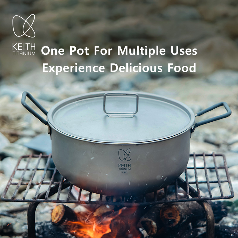 KEITH 1.8L Garnek do gotowania – Camping Cooking Handle recenzja i cena
