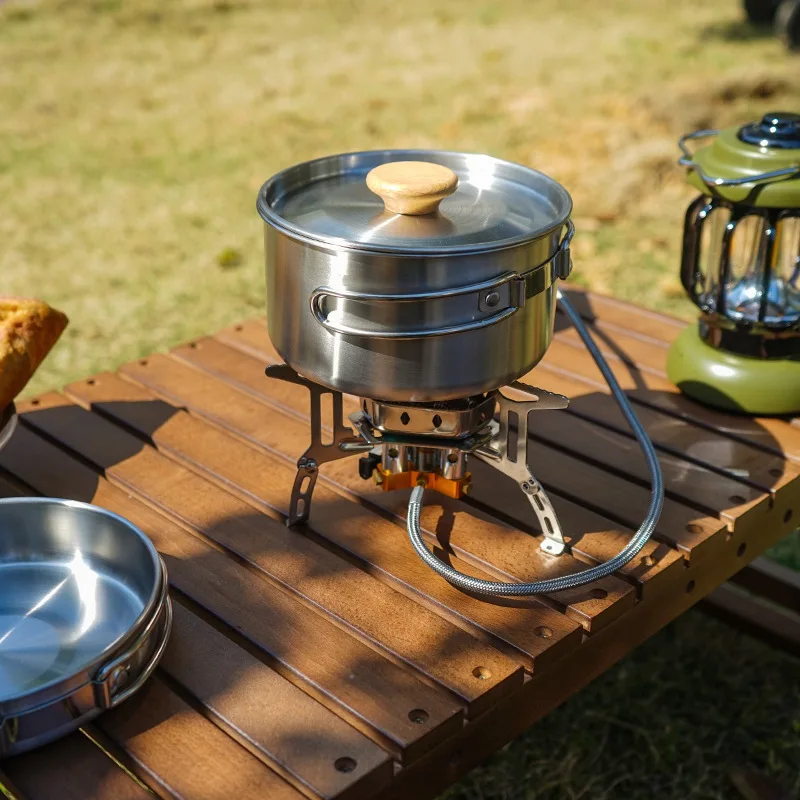 Zestaw składanych naczyń kuche – Camping Cooking Kit Box recenzja i cena