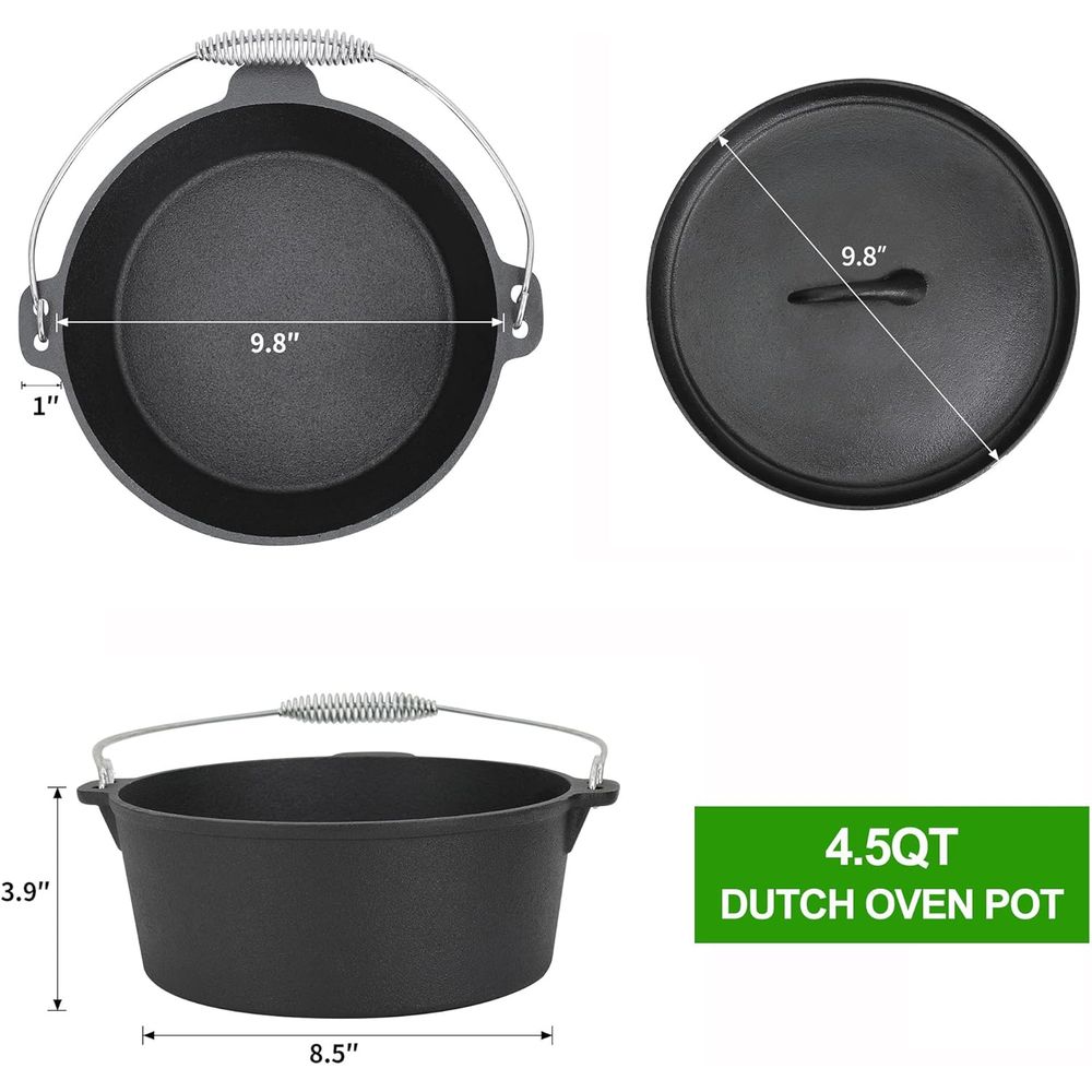 8-częściowy zestaw garnków żel – Vintage Camping Cooking Set recenzja i cena