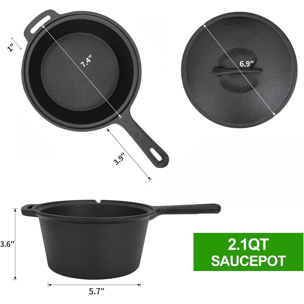 8-częściowy zestaw garnków żel – Vintage Camping Cooking Set recenzja i cena