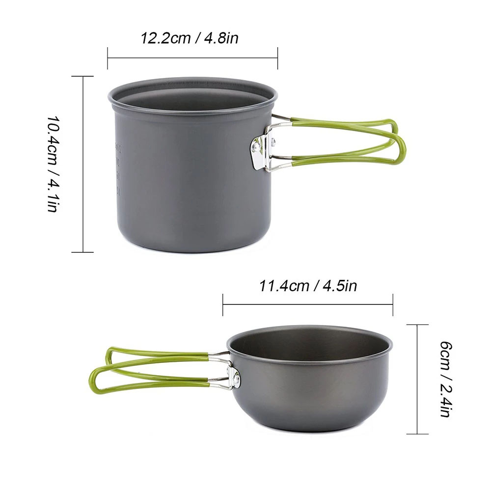 Zestaw naczyń kempingowych z k – Camping Cooking Hardware recenzja i cena