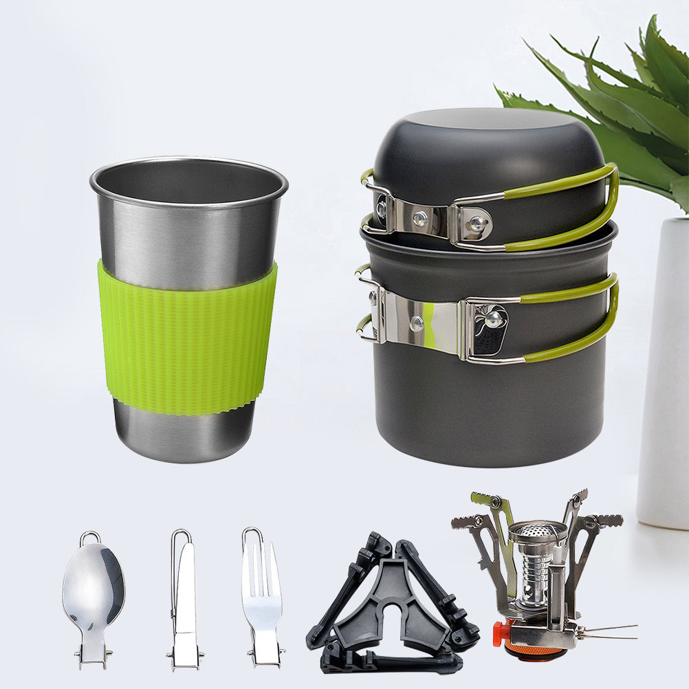 Lekki, przenośny zestaw naczyń – Camping Cooking Kits recenzja i cena